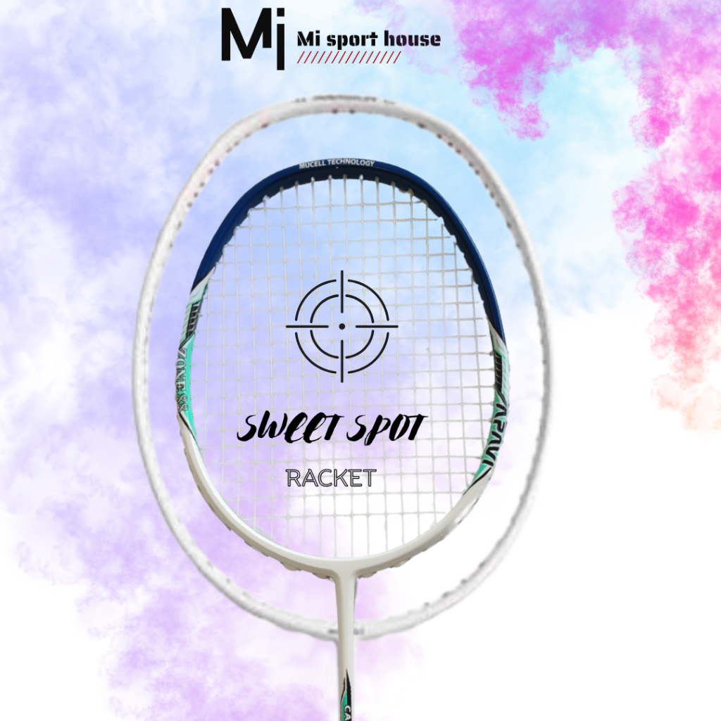 Sweet Spot Mini Frame Racket Frame Kecil Full Carbon Graphite Sling Red for Latihan Akurasi