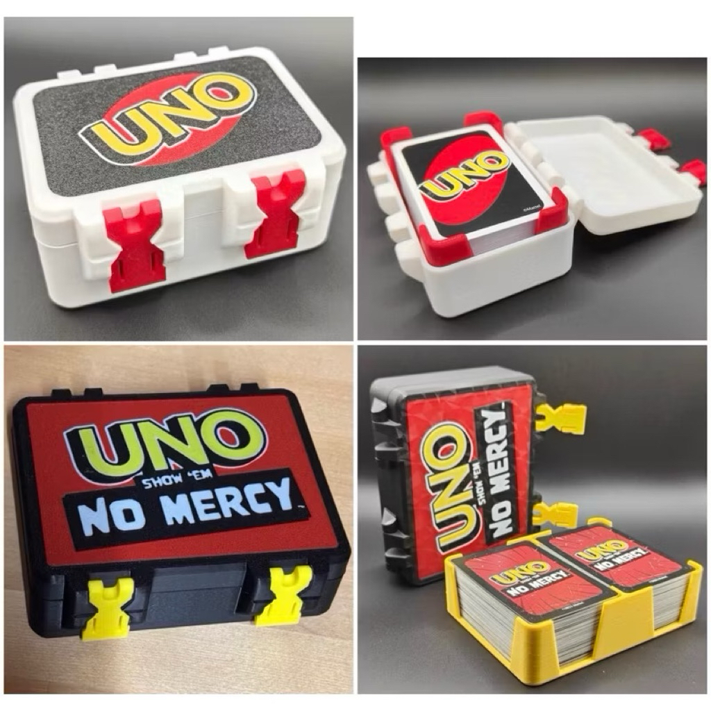 UN0 Card Case Card Box Card holder ปรับแต่งชื่อ UN0 Flip, UN0 No Mercy, Poker