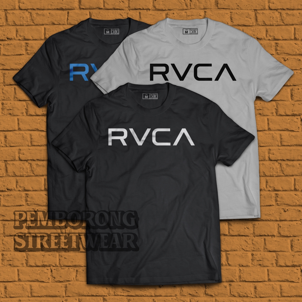 190gsm เสื้อยืดแบรนด์ RVCA