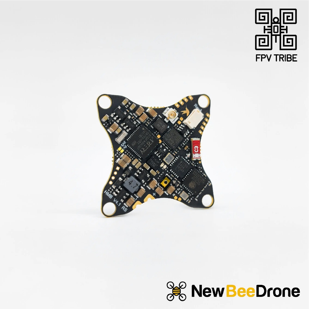 NewBeeDrone Hummingbird Whoop RaceSpec V2 AIO Flight Controller (ELRS 2.4G + 25–400mW SmartMax VTX)