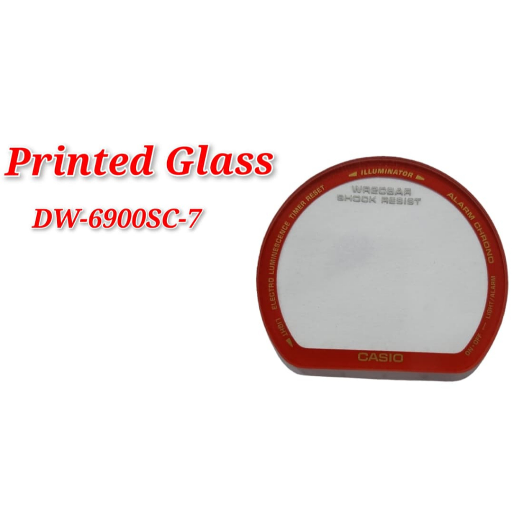 กระจกสําหรับ DW-6900SC-7 - อะไหล่สํารอง - GLASS/PRINTED