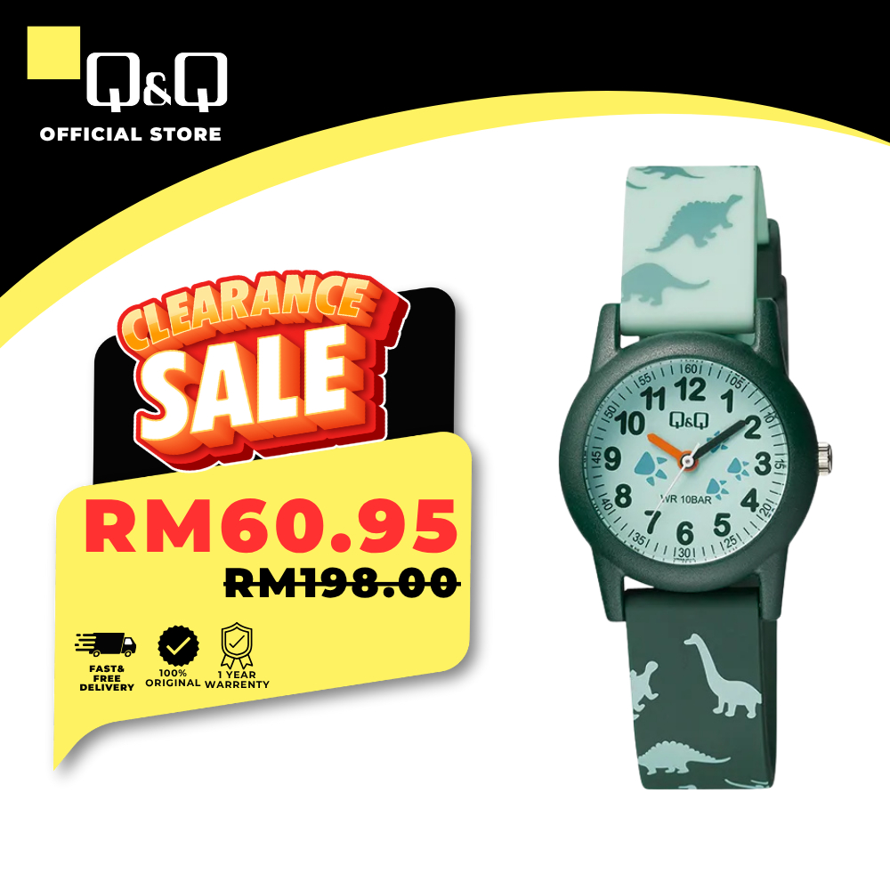 Q&Q Japan โดย Citizen Kids Resin Analogue Watch VR99 / V22A