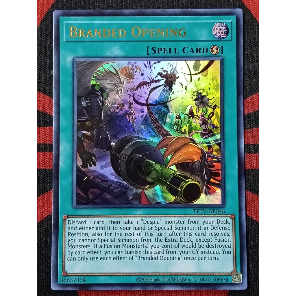 YUGIOH KONAMI TFTV-AE046 เปิดแบรนด์ (UR)