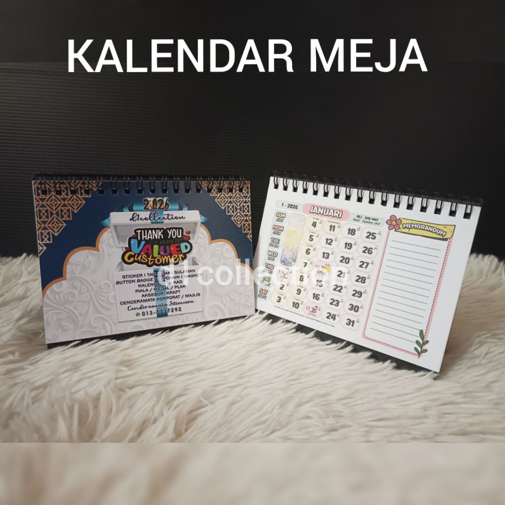 ปฏิทินตั้งโต๊ะ Kalendar Meja / ปฏิทินตั้งโต๊ะ 2026