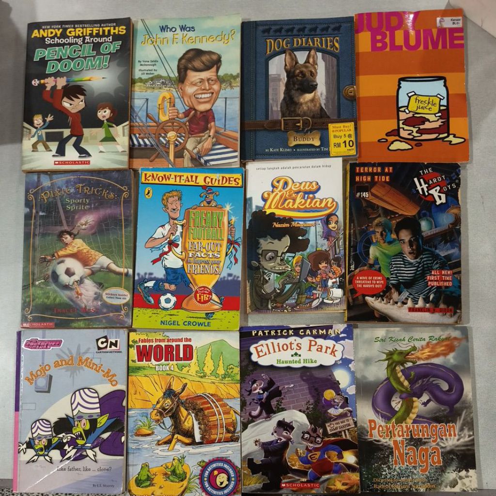 SCHOLASTIC ใช้ XD6 1119-py (นวนิยายนักเรียนหนุ่ม-โรงเรียนรอบ,ศักดิ์สิทธิ์,บilly ชัวร์,ไดอารี่สุนัข,P