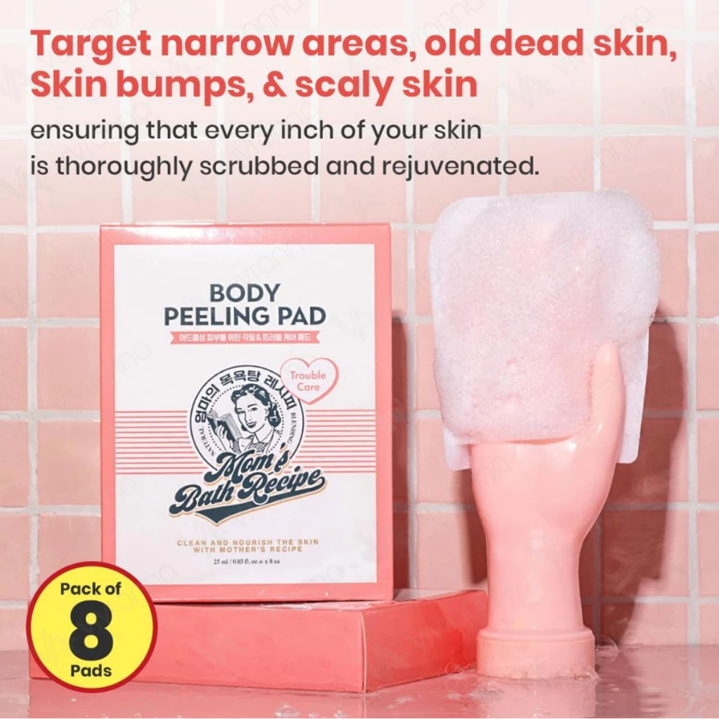 Moms Bath Recipe Body Peeling Pad 8PC thumbnail 10