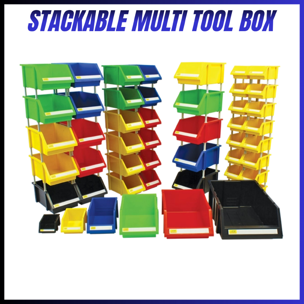 MTB SERIES HEAVY DUTY Stackable Multi Tools Box Storage Box