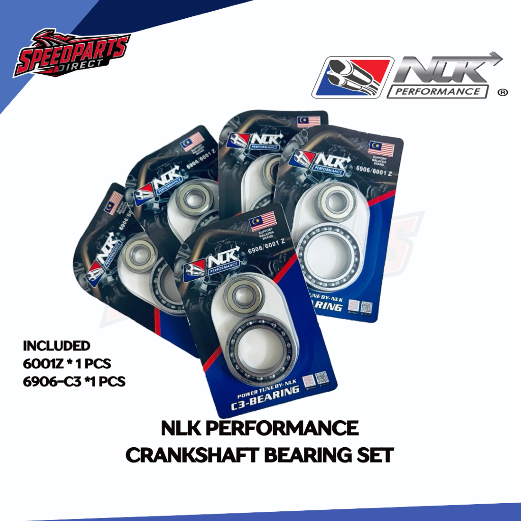 NLK PERFORMANCE RACING CAMSHAFT BEARING C3 6001 6906 Y15ZR Y16ZR LC135V1-V8 NVX155