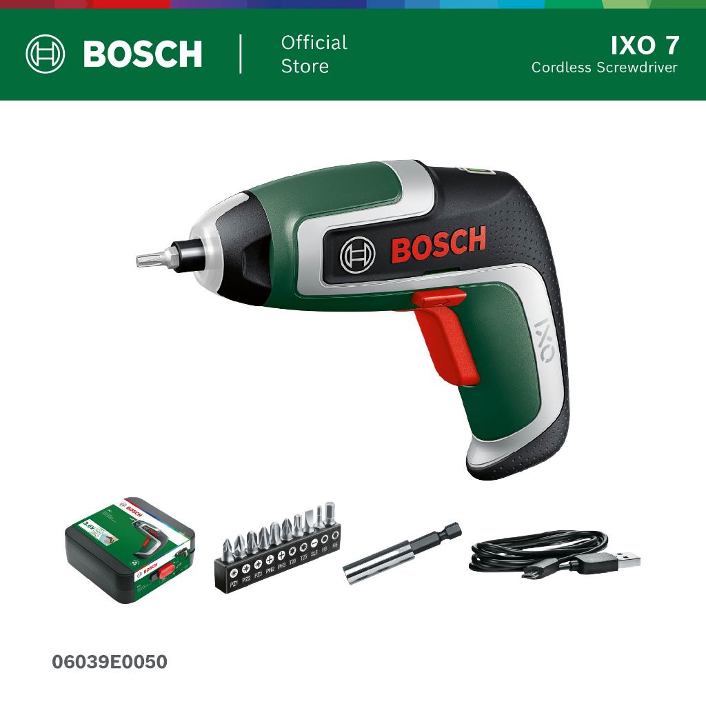 BOSCH 3.6V IXO 7 ไขควงไร้สาย - 06039E0050