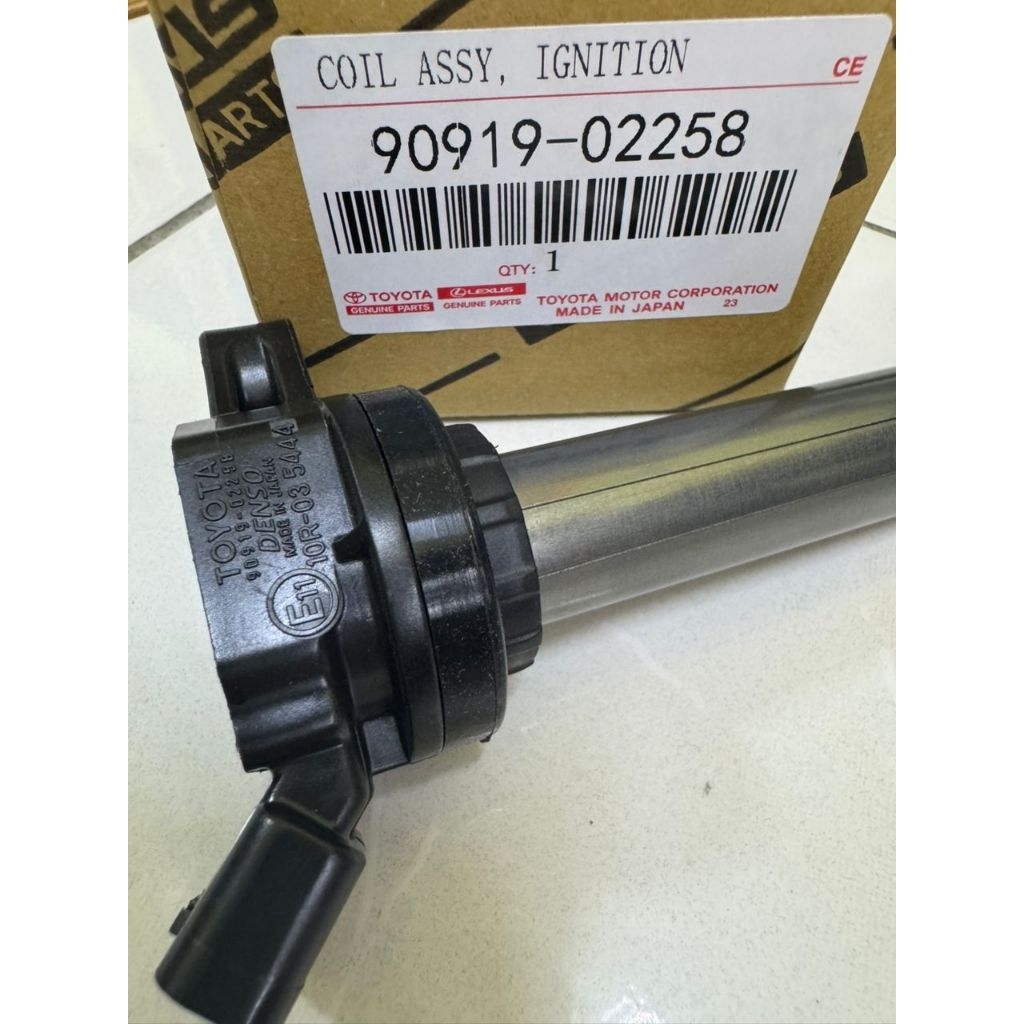 คอยล์ปลั๊กจุดระเบิดโตโยต้า denso 90919-02258 ALTIS 1.6 1.8 2009-2019/wish/harrier/Priius 90919 02258