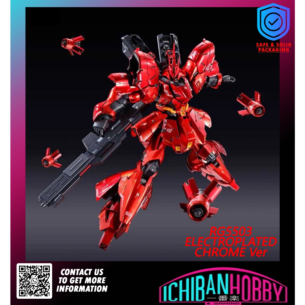 RG5503 1/144 SASABI (ELECTROPLATED CHROME Ver. (NON BANDAI)