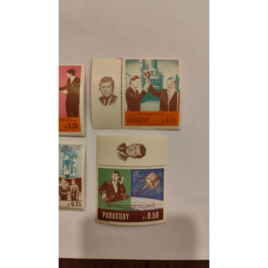 Paragay: แสตมป์ John F Kennedy 6v Mint NH