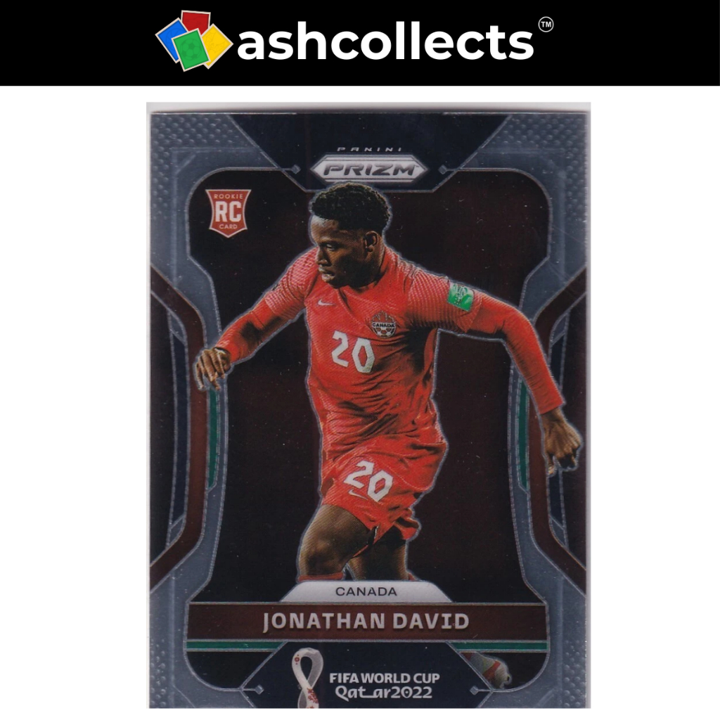 Panini Prizm Qatar World Cup 2022 Jonathan David RC Canada [ของสะสม]