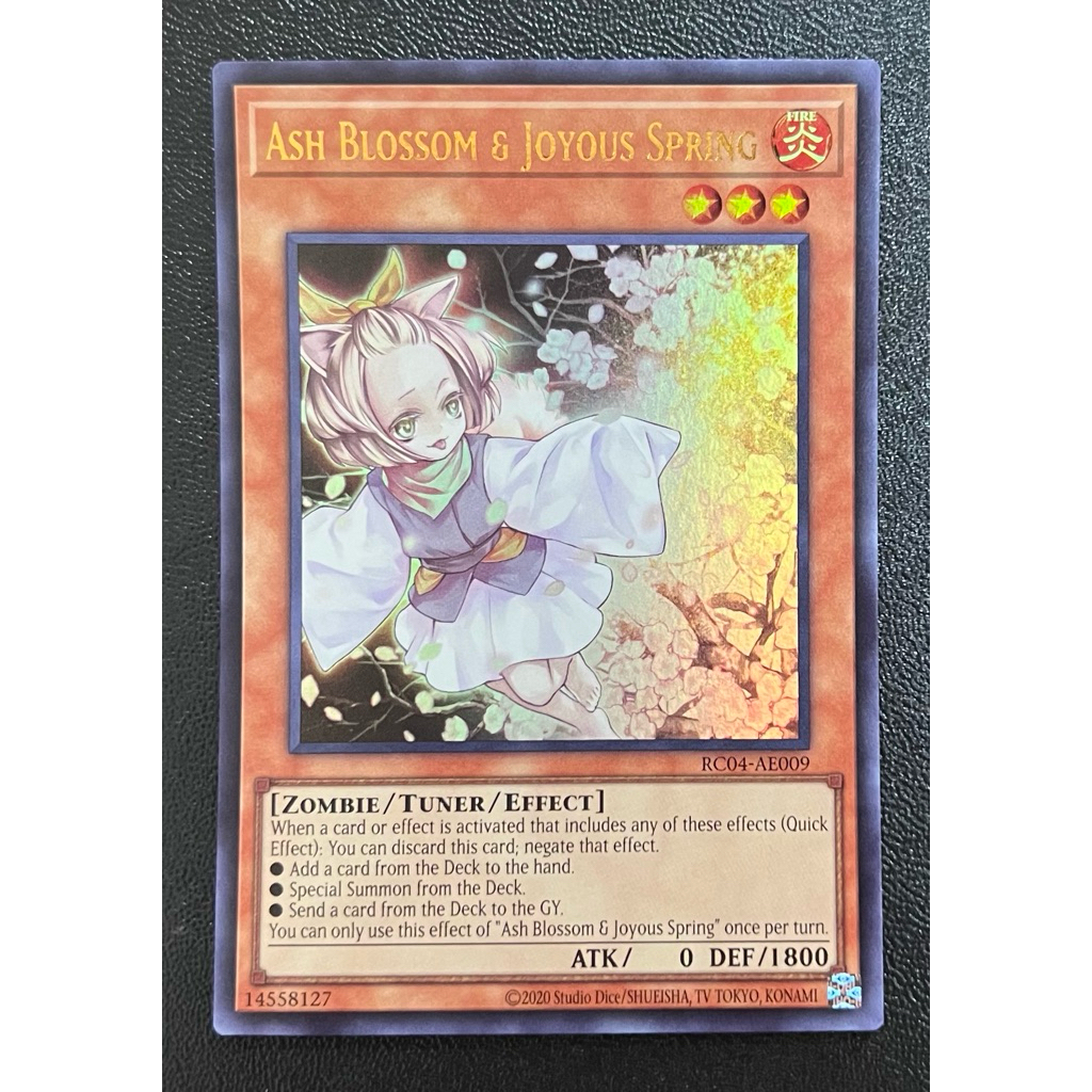 YUGIOH [EN] - [RC04-AE009-UR] - Ash Blossom & Joyous Spring