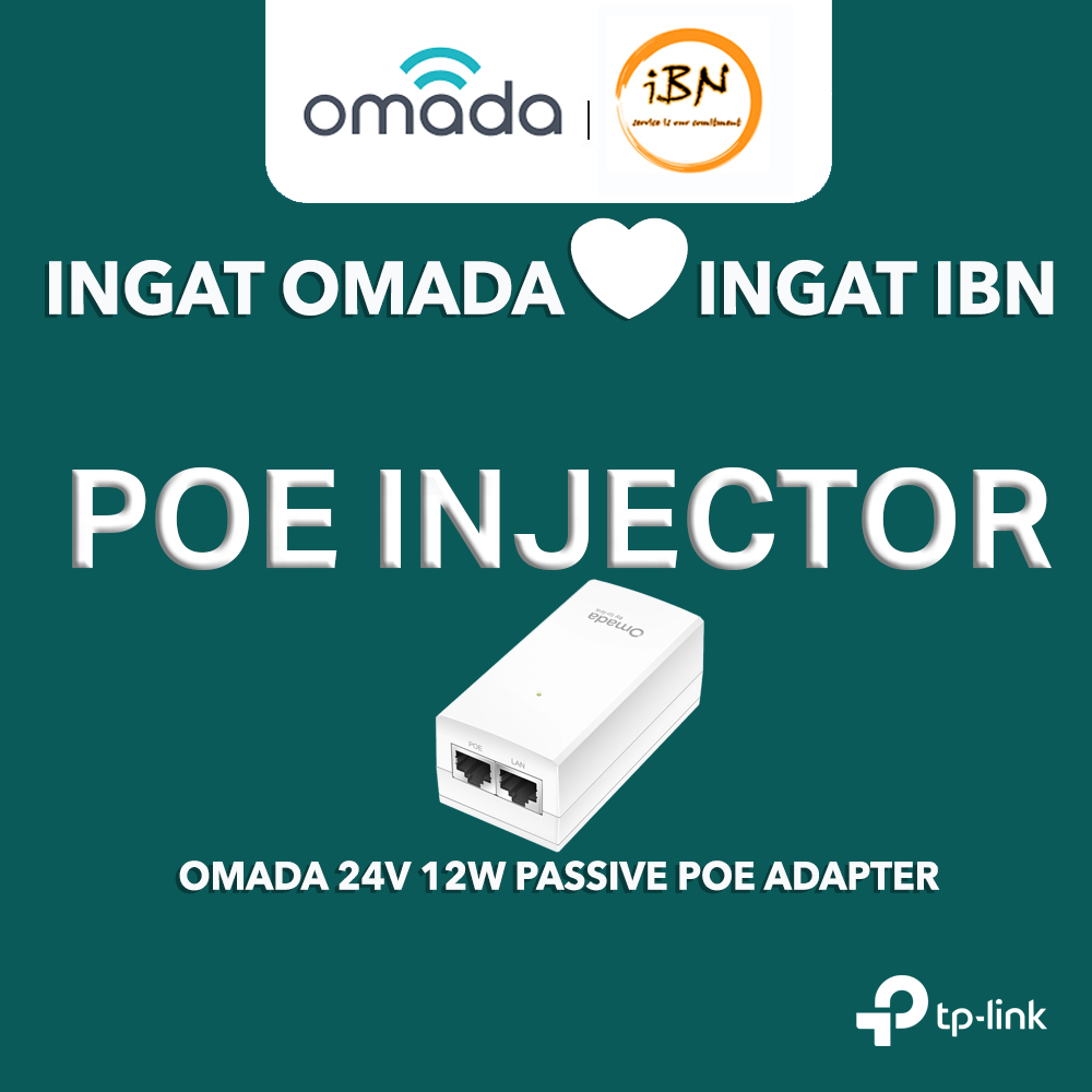 TP-Link TL-POE2412G Gigabit 24VDC Passive PoE Adapter @ IBN