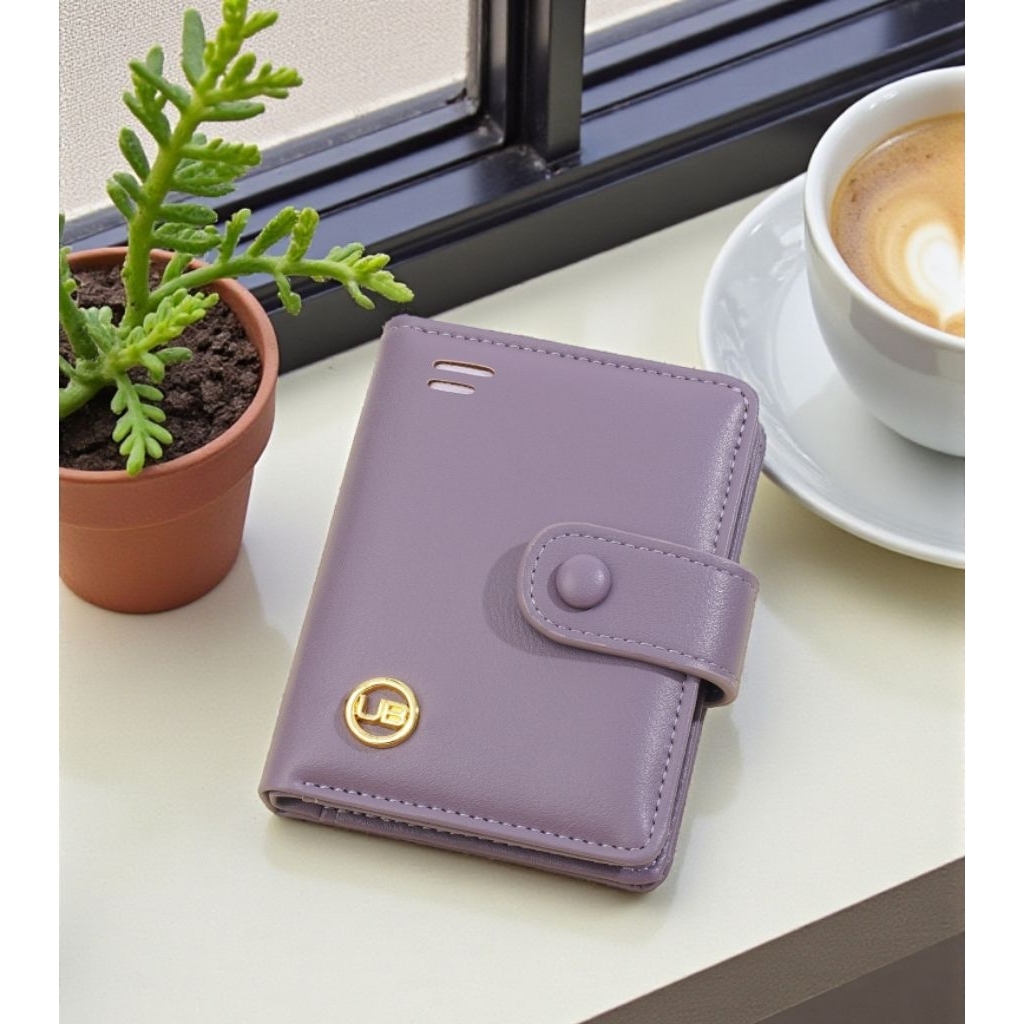 UnisBlack Small Women Wallet, Short Wallet Women, Card Holder Wallet Dompet Small Perempuan Beg Duit