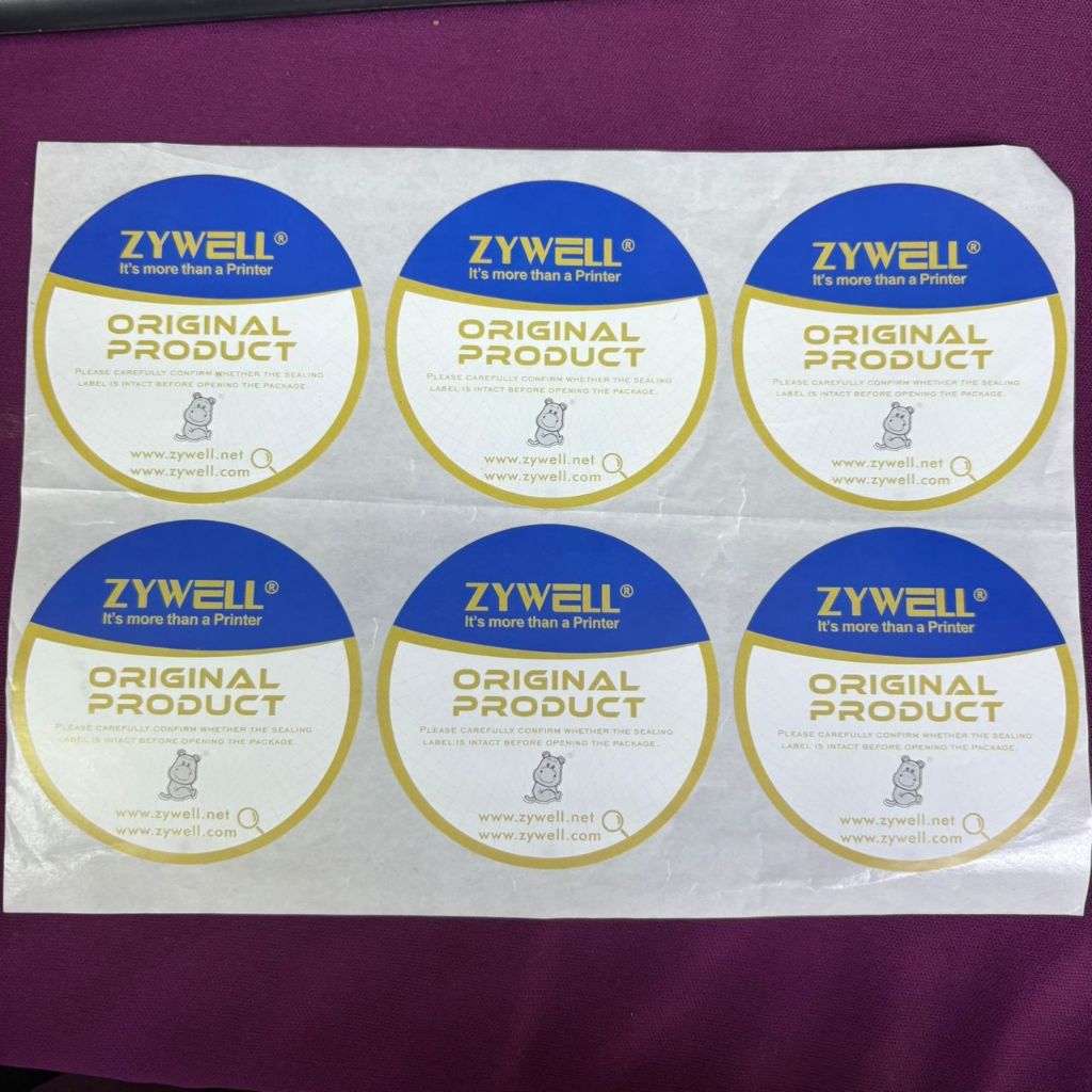 สติ๊กเกอร์ zywell (6 ชิ้น)