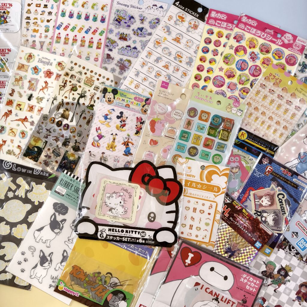 สติ๊กเกอร์ตัวละครญี่ปุ่น Hello Kitty Chiikawa Kirby Snoopy สติ๊กเกอร์
