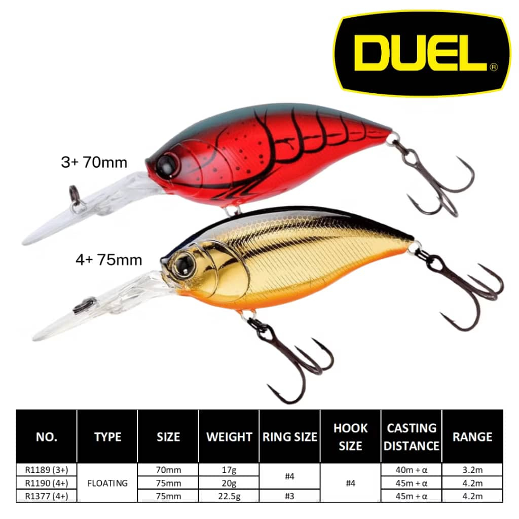 Duel Hardcore 4+ Crank Lure Japan