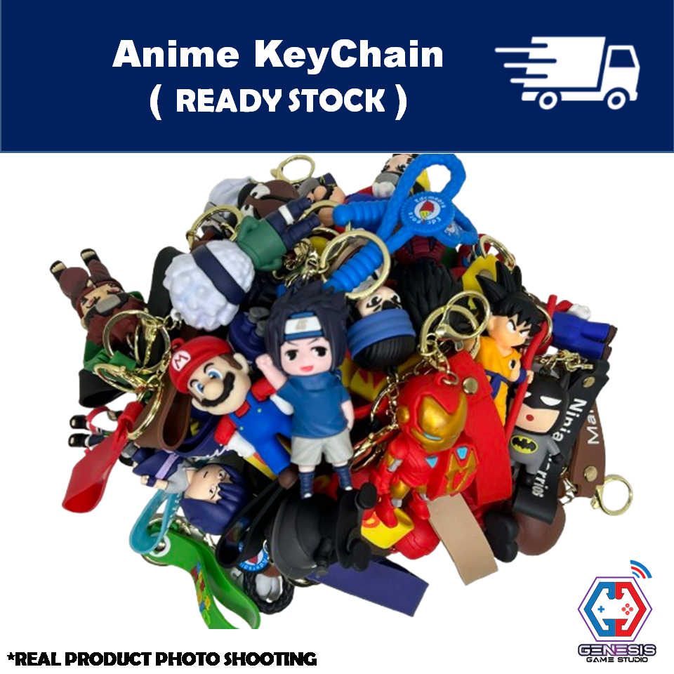 พวงกุญแจอนิเมะ พวงกุญแจ Naruto Avenger Dragonball Mario Luigi Spiderman Thor Iron Man