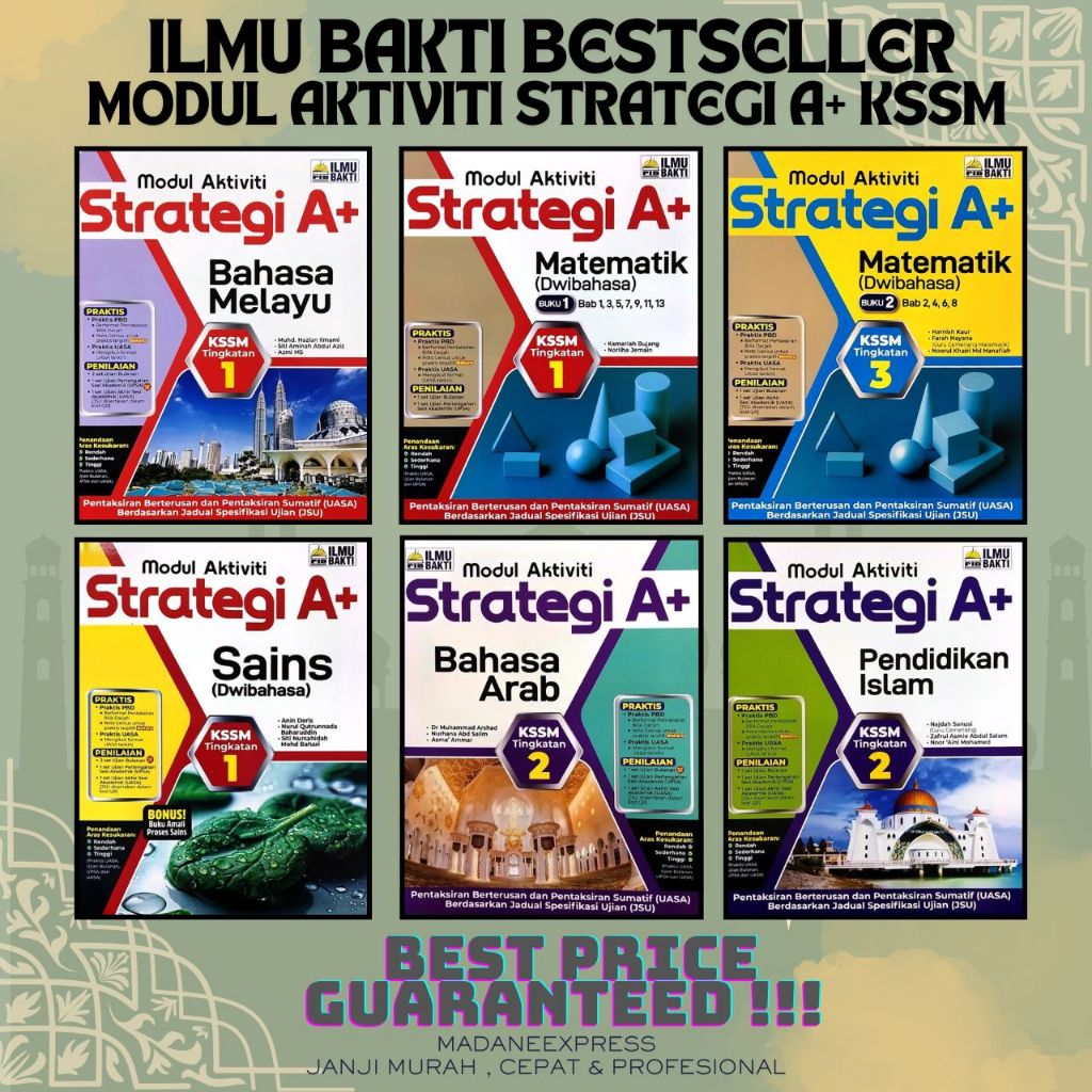 [XPRESS] BESTSELLER BAKTI SCIENCE: 2026 EDITION A+ STRATEGY ACTIVITY MODULE LEVEL 1.2.3 KSSM