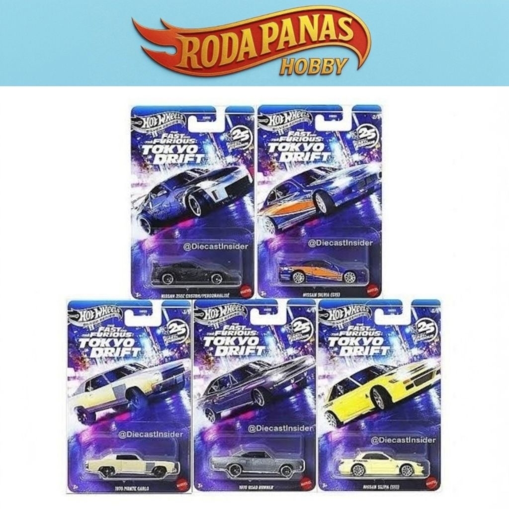 Hot Wheels Silver Series Fast And Furious The Tokyo Drift