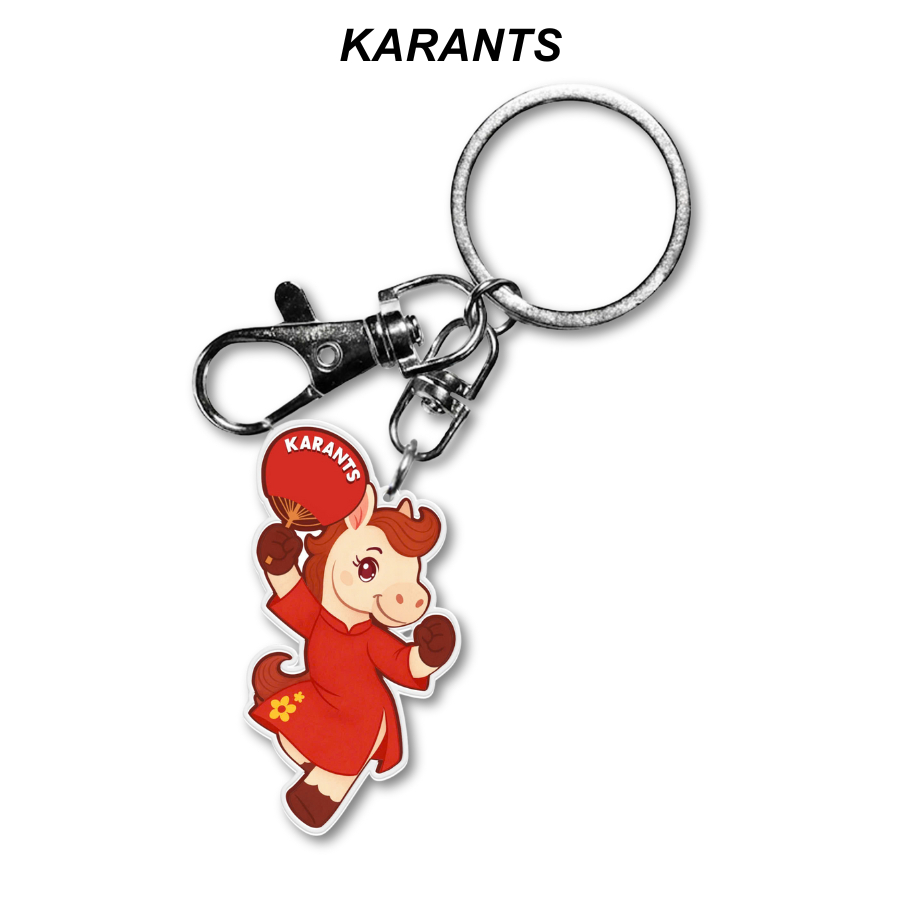 GANTUNGAN ( Lunar New Year Collection 2026) พวงกุญแจม้า Karants – PK02