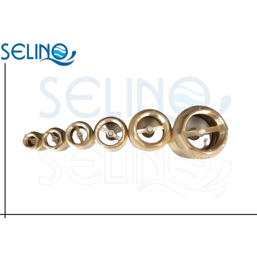 BRASS SPRING CHECK VALVE / ไม่กลับวาล์ว tembaga