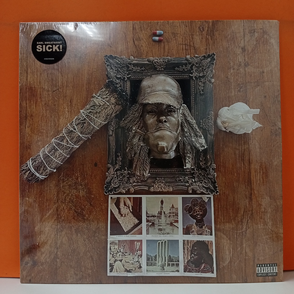 BB33-21 LP TERPAKAI [ EARL SWEATSHIRT - SICK! ] LP มือสอง < NM >