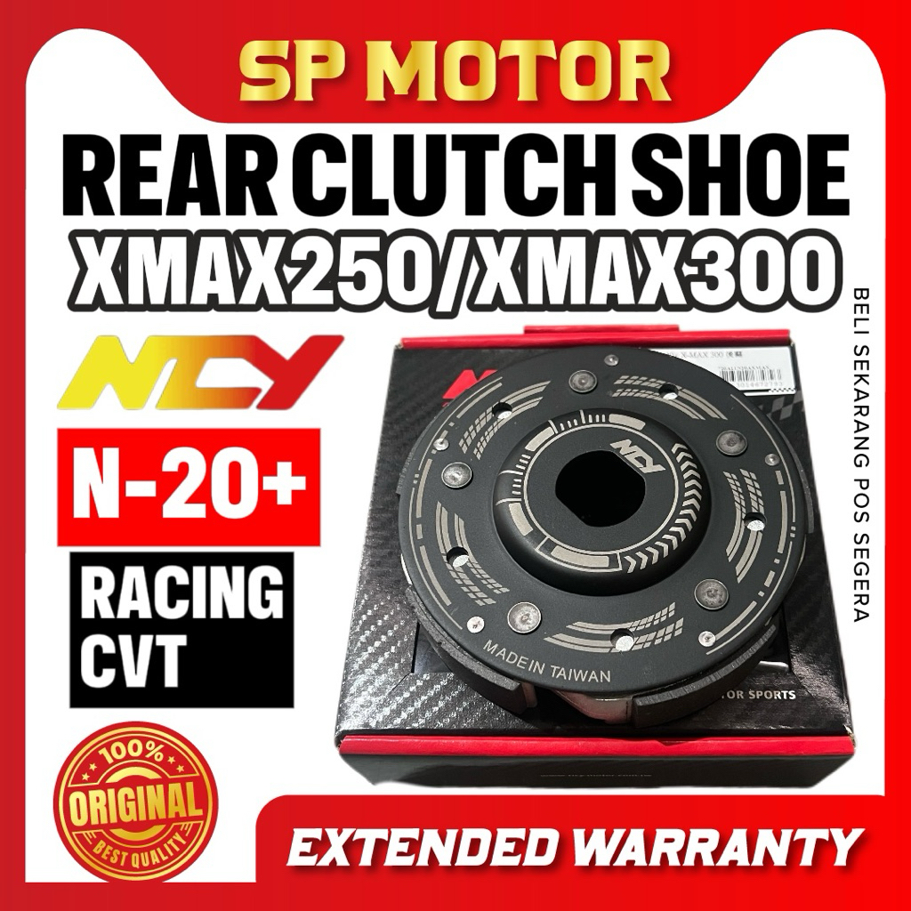 CLUTCH SHOE N-20+ NCY RACING CLUTCH SHOE XMAX250 / XMAX300 / XMAX