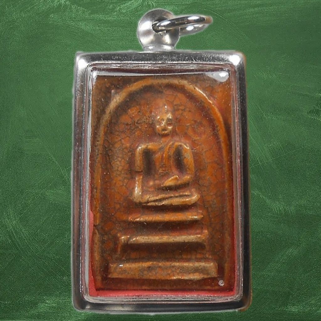 จริง ANTIQUE PHA SOMDEJ CHINABANCHON GOOD FORTUNE RICH MONEY CAREER SPIRITUAL POWER OLD THAI BUDDHA 