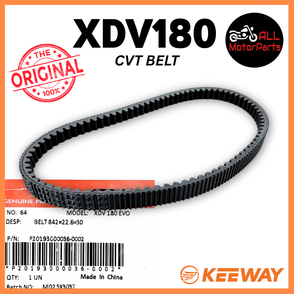 KEEWAY XDV180 EVO XDV 180 CVT BELTING BELT P20193000036-0002 คีเวย์