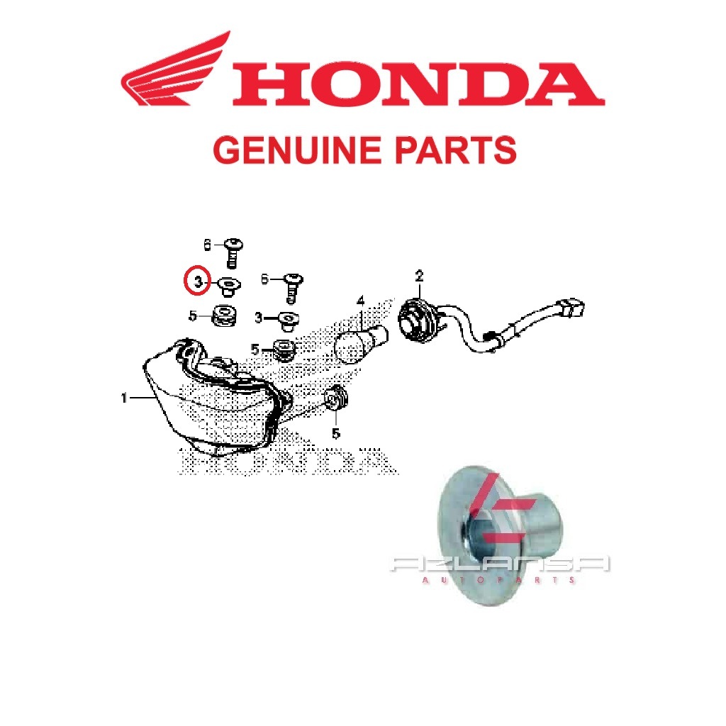 ไฟท้ายคอ ( 33705-MGZ-J00 ) RS150R V2 V3 💯 อะไหล่