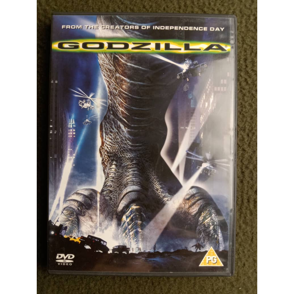 GODZILLA DVD MOVIE ใช้แล้ว