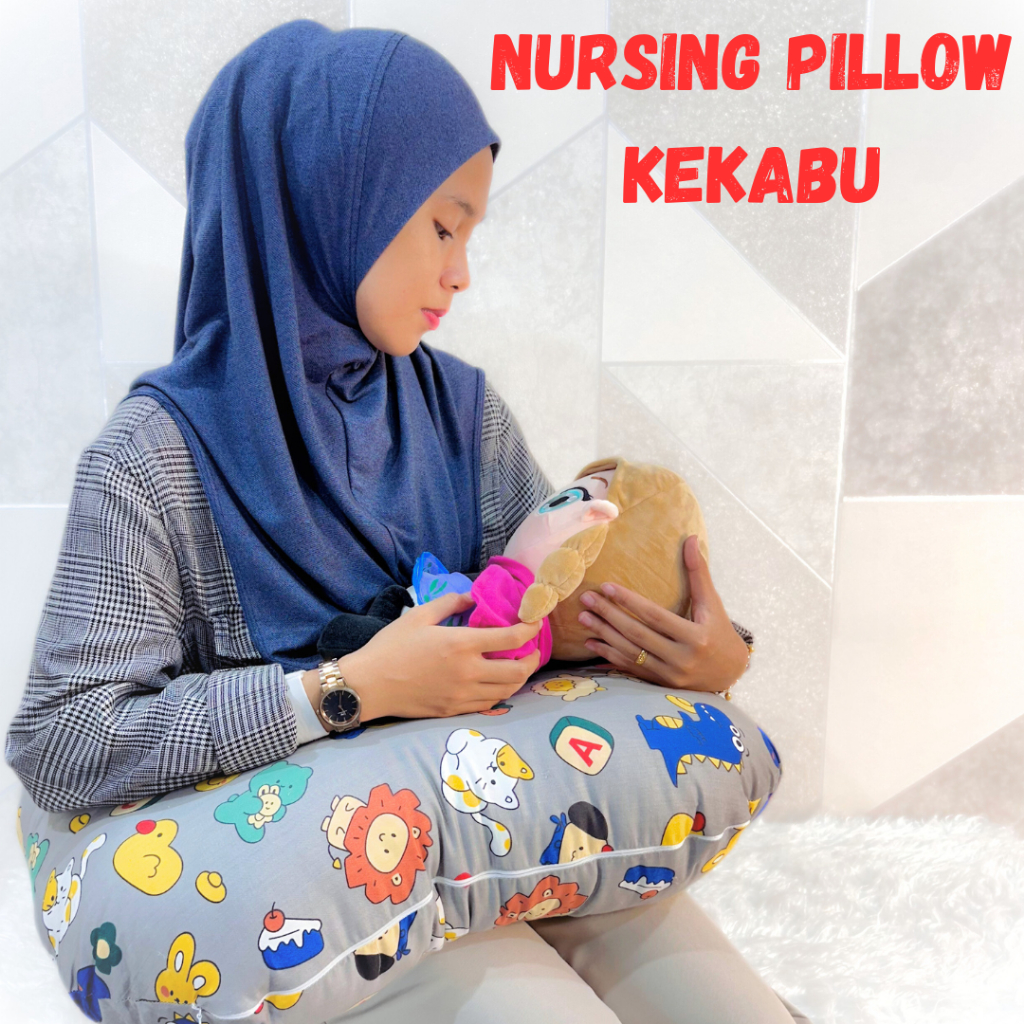 NURSING PILLOW BABY U-SHAPER GREY FILLING / BREASTFEEDING PILLOW / BREASTFEEDING PILLOW / GREY