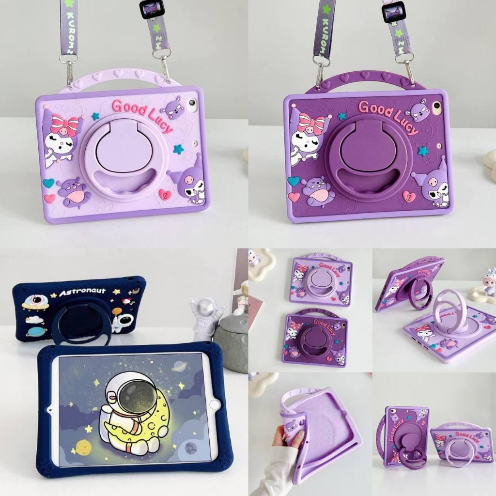 Infinix XPAD 20 11 นิ้วเด็กปลอดภัยการ์ตูนพร้อมเชือกเส้นเล็กเคส Infinix XPAD20