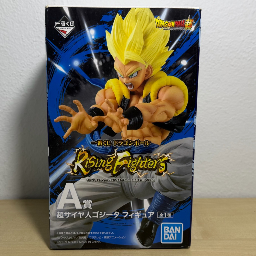 [กล่องเสียหาย] Bandai Dragon Ball Ichiban Kuji รางวัลฟิกเกอร์ Super Saiyan Gogeta Rising Fighters