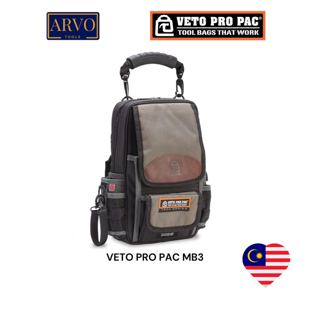 VETO PRO PAC MB3 กระเป๋าเครื่องมือสําหรับท่อ REFCO