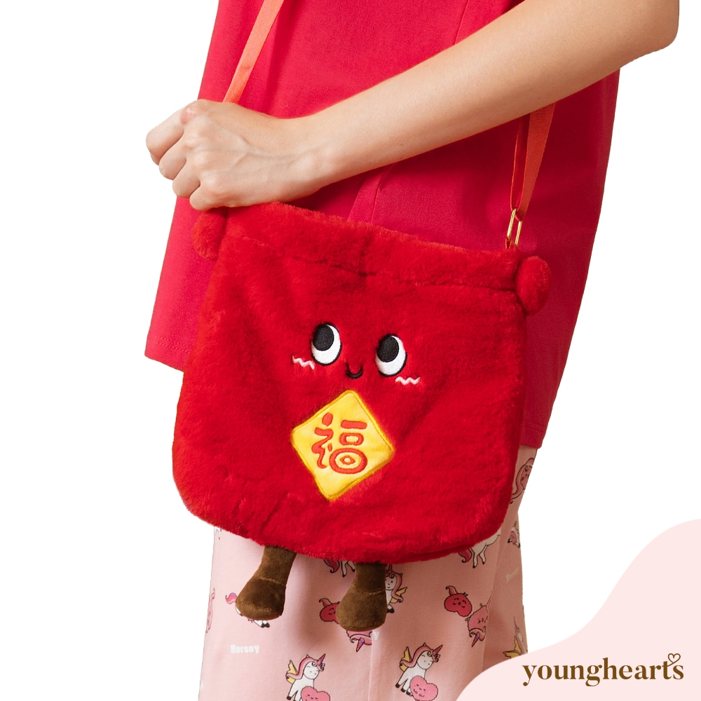 Young Hearts Horsey Hooray! กระเป๋าโชคลาภขนปุย YLS-600073