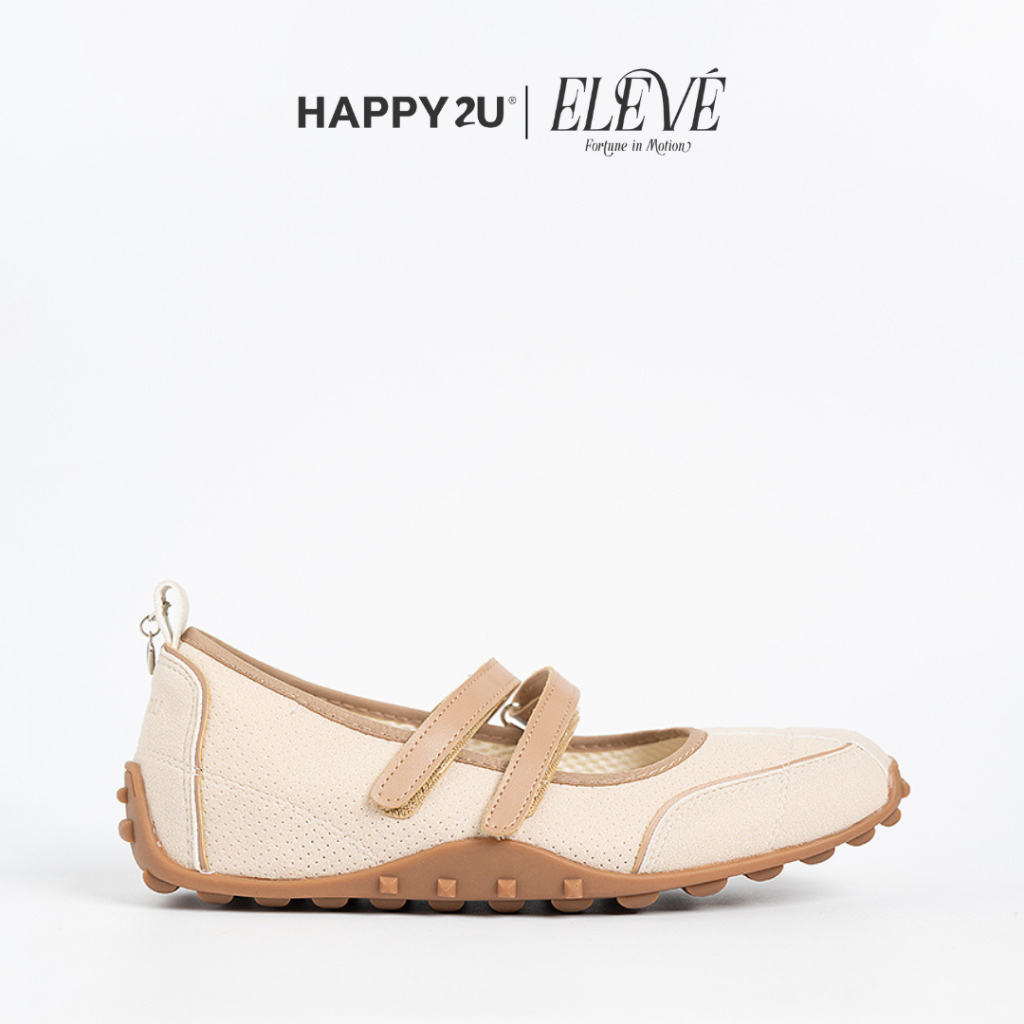 HAPPY2U รองเท้าผู้หญิง Vanessa Suede Sport Ballerina
