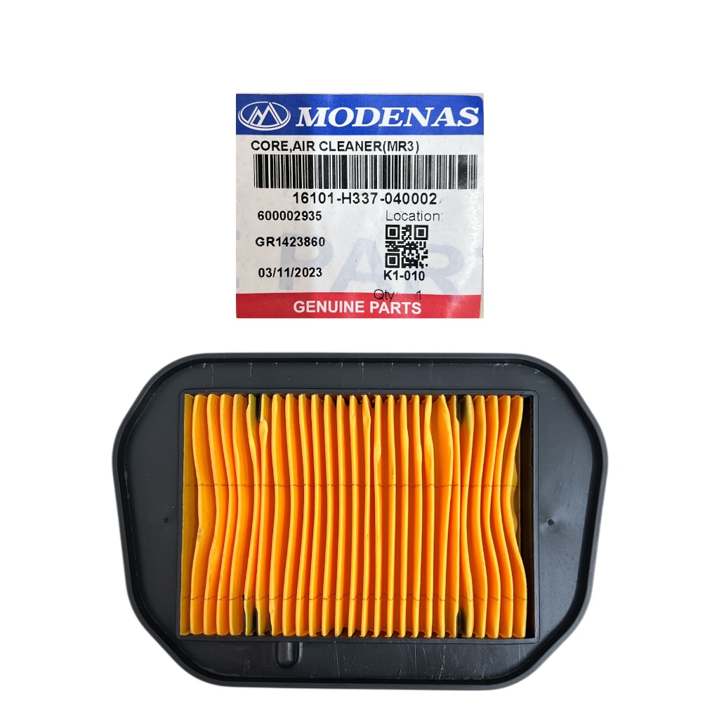 16101-H337-040002 MODENAS MR3 ไส้กรองอากาศ CORE AIR CLEANER