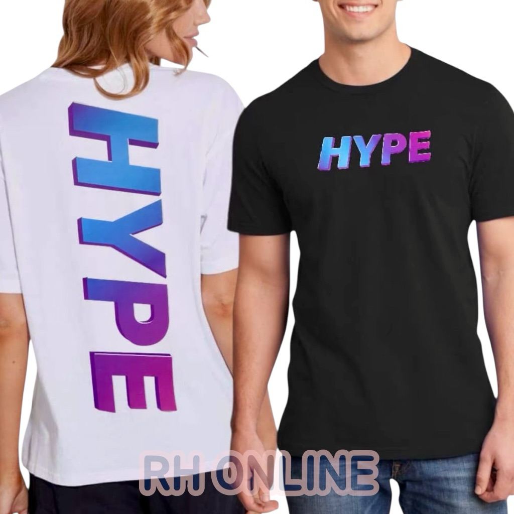 HYPE เสื้อยืด 100% COTTON...2y= 6xL Baju