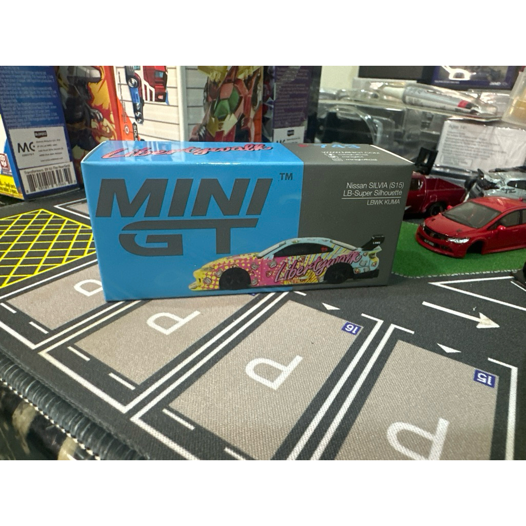NISSAN SIELVIA S15 LBWK KUMA MINI GT UNSEAGLED