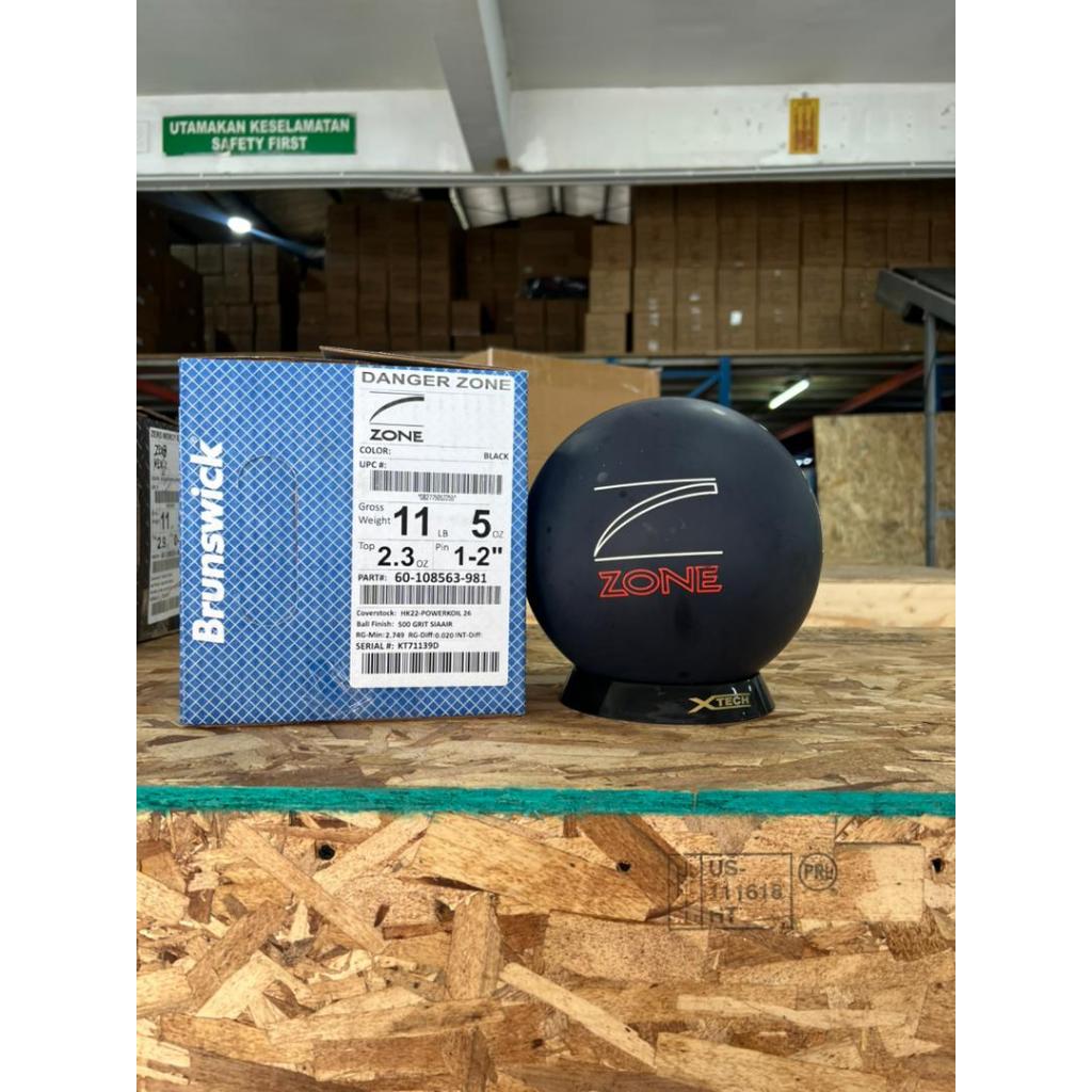 ลูกโบว์ลิ่ง - BROWNSWICK - DANGER ZONE SOLID - SPINNER - 11LBS - X Proshop - X Proshop