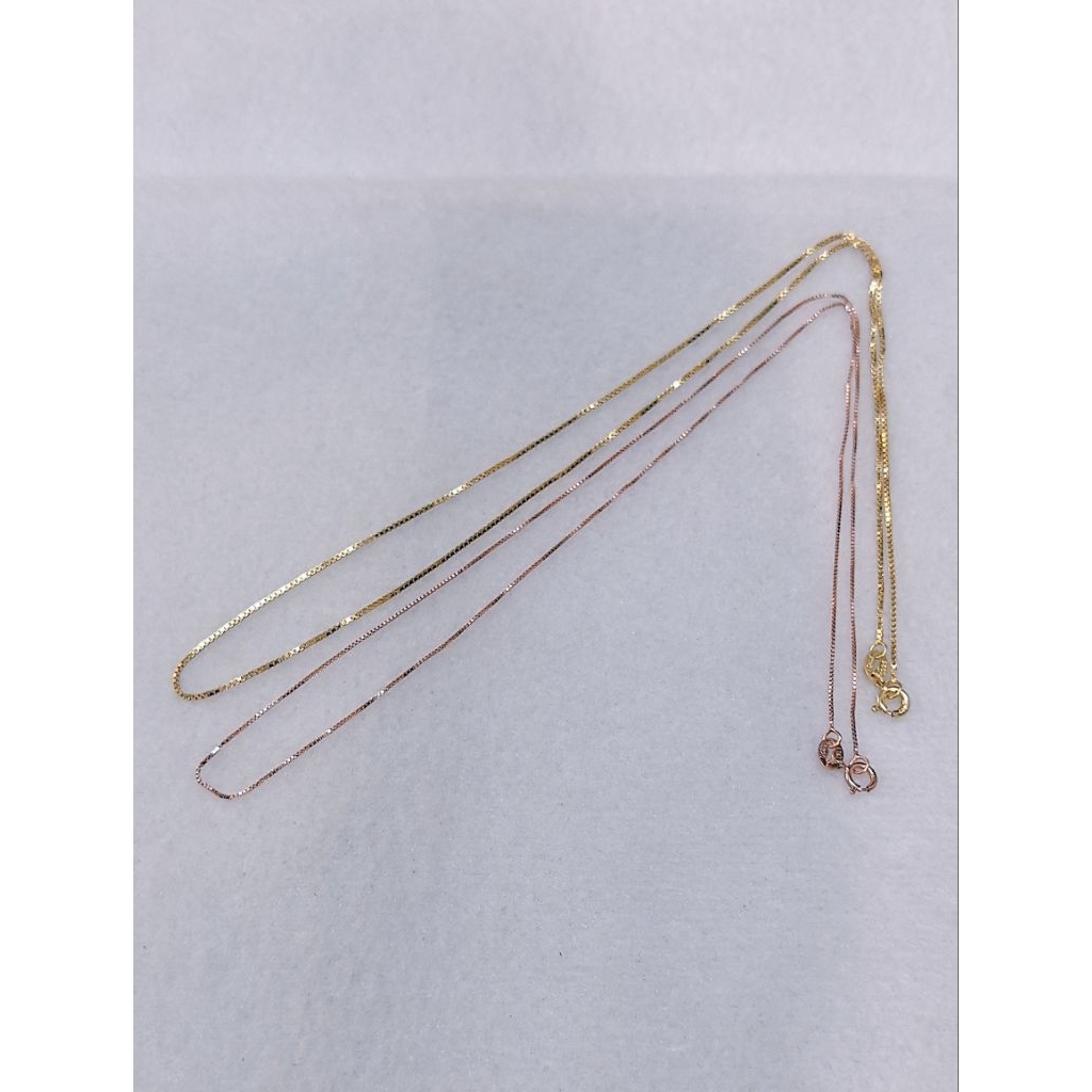 Gmmissy Silver925 สร้อยคอ 45 ซม. 格子เงิน 925 สร้อยคอ 45 ซม. K