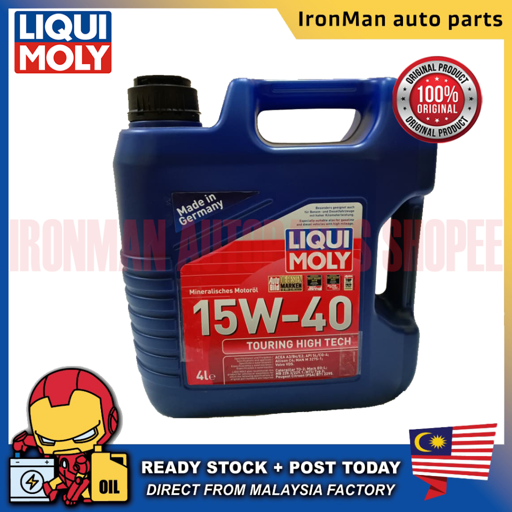 LIQUI MOLY TOURING HIGH TECH 15W-40 (4L)- 2911