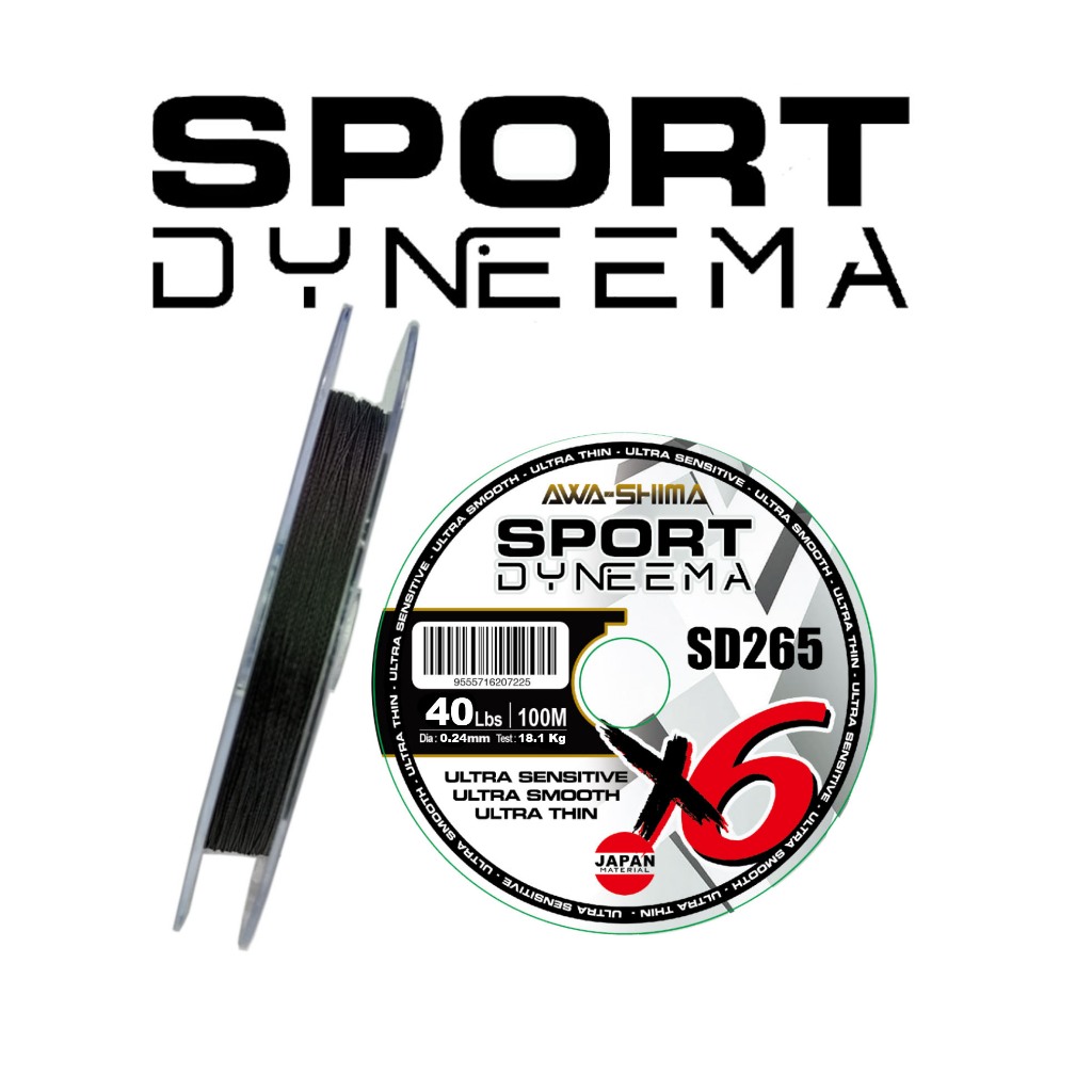 AwaShima Sport Dyneema X6 100M