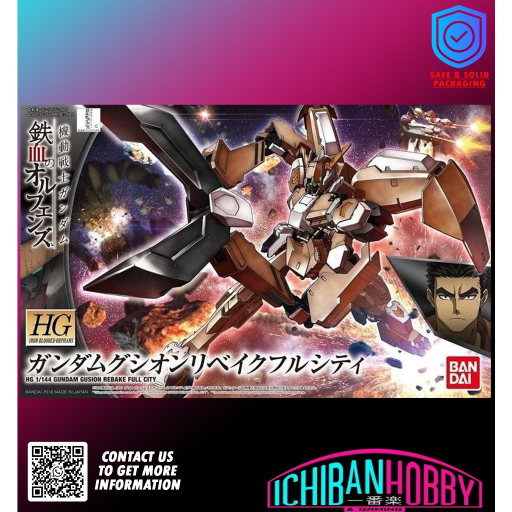 BANDAI HG 1/144 GUNDAM GUSION REBAKE FULL CITY