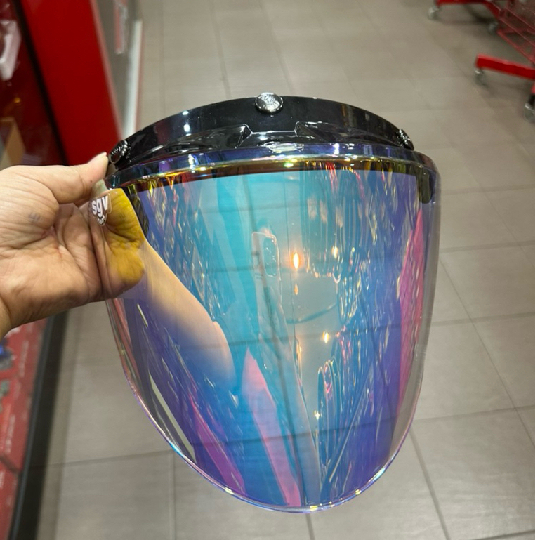 SGV Cap Visor คริสตัลสีแดง V Shake 3 ปุ่ม-Day Night USe สําหรับ SGV 99/SGV62/SGV 2 โทน/LTD Mang /MS8