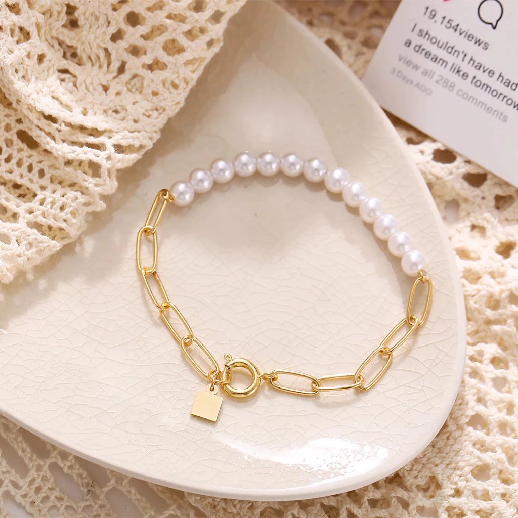 🇲 🇾BEADS กระดาษมุก CLIP BRACELET แฟชั่น JEWELERY GELANG TANGAN RANTAI TANGAN COMEL